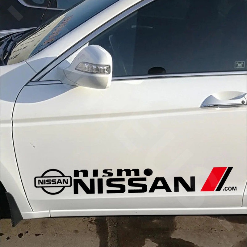 Nissan Stiker Mobil Auto Door Side Body Decor Decals Anti Gores Cover Lecet Untuk Nissan Maret Juke Skyline Terra Livina Note Xtrail Magnite Kicks Navara Serena Leaf