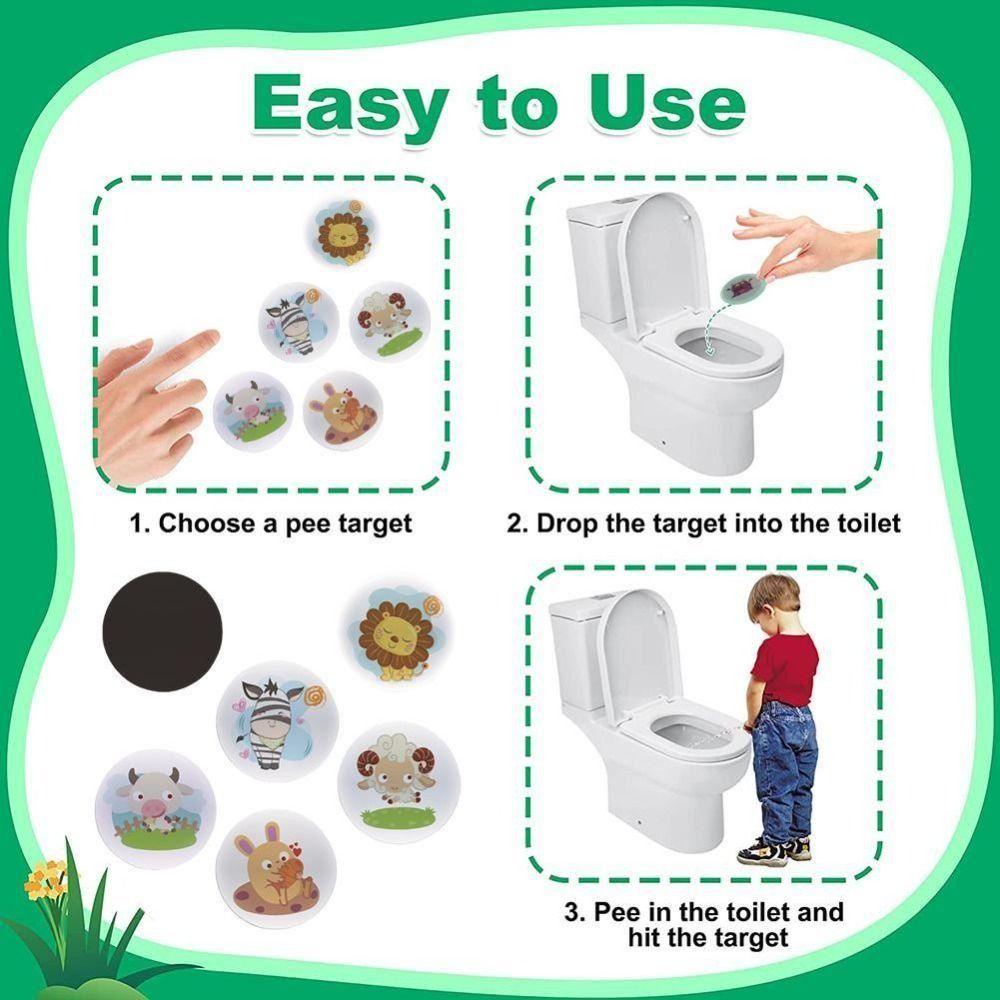 Lanfy Stiker Toilet Berubah Warna Anak Lovely Change Color Target Sticker Tidur Dinosaurus Kartun Potty Training Sticker