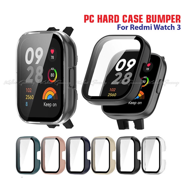 Hard Case For Redmi Watch 3 Mi Watch 3 Case Cover With Tempered Glass