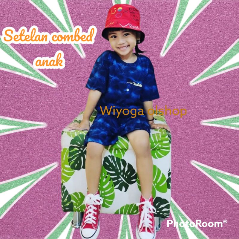 AB45 setelan katun combed asli khas jogja / kaos jogja anak original / setelan anak khas jogja premi