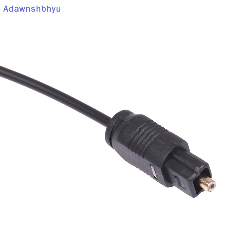 Adhyu 1.96Ft Toslink Male to Mini Plug 3.5mm Male Digital Optik SPDIF Kabel Audio ID