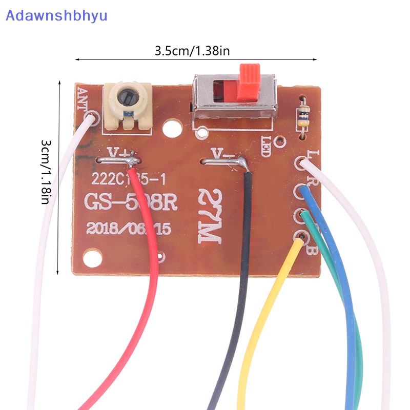 Adhyu 4CH RC Remote Control Papan Pemancar Dan Receiver Sirkuit 27MHz ID