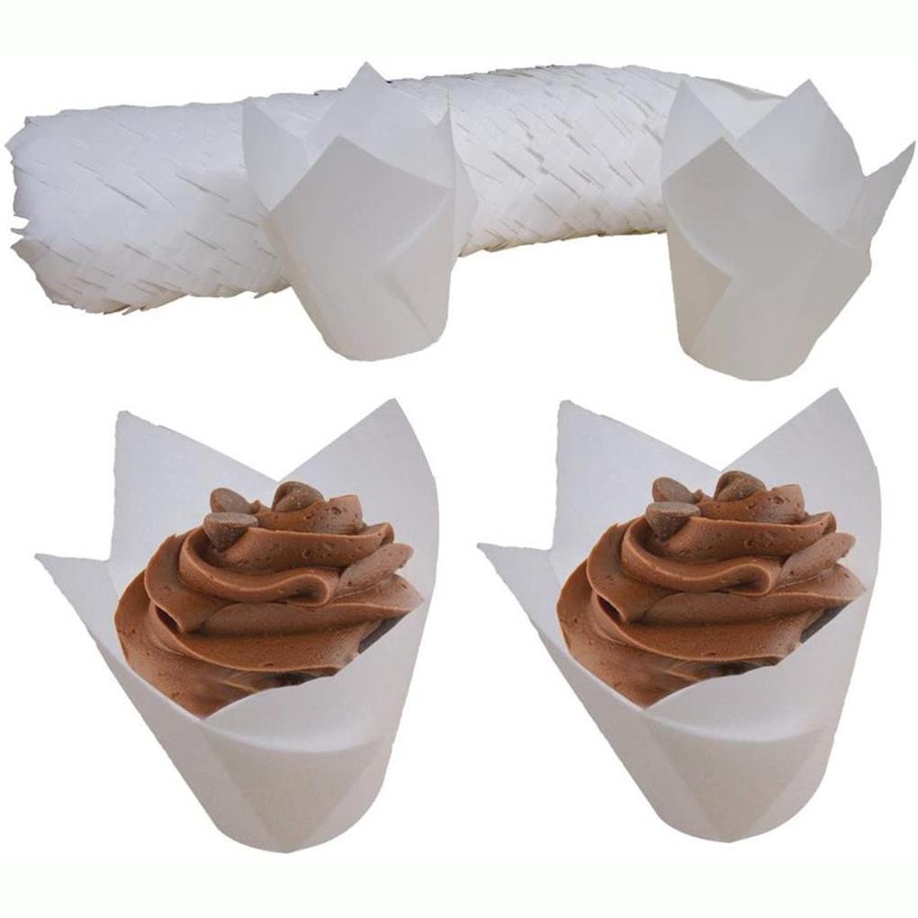 150buah Kue Baking Cups DIY Kerajinan Tahan Suhu Wadah Penyimpanan Serbaguna Sekali Pakai Cupcake Liners Bakeware
