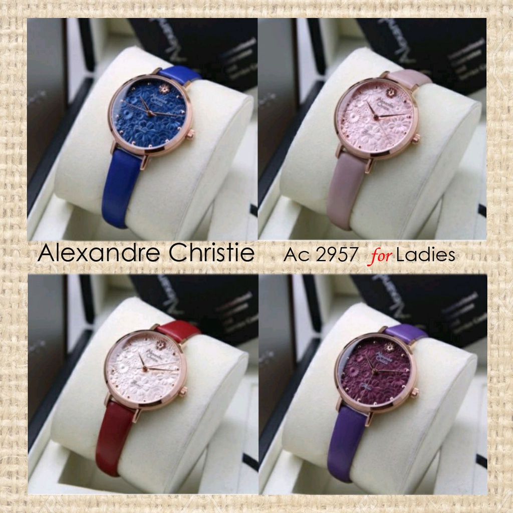 Alexandre Christie Ac 2957 /AC 2728 Jam Tangan Wanita Original Garansi Resmi 1 Tahun