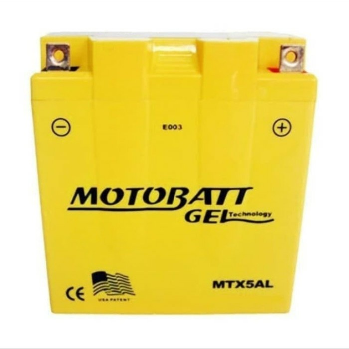 Aki Motor  Mio Smile, Mio Sporty Motobatt MTX5AL Aki Kering