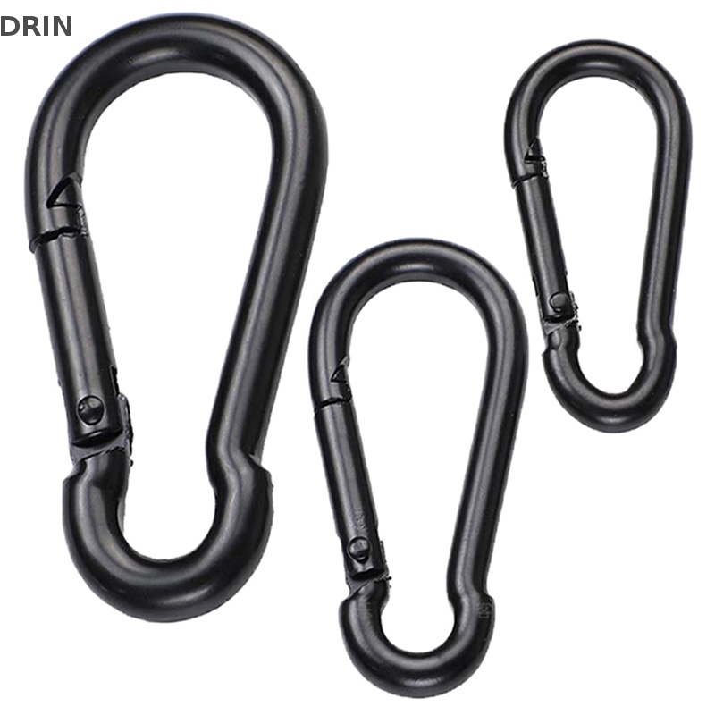 Dr Metal Gantungan Kunci Klip Kait D Carabiner Hooks Konektor Untuk Membuat Perhiasan Key Ring Temuan DIY Grosir vn