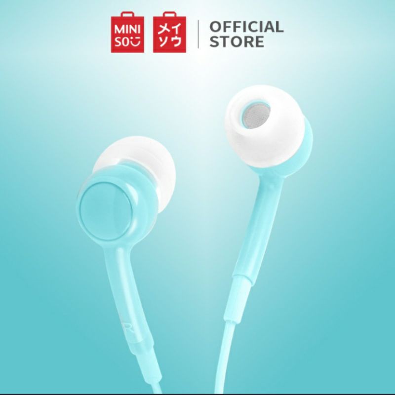 MINISO Earphone Kabel dengan Mic - Fruit Series 100% ORIGINAL