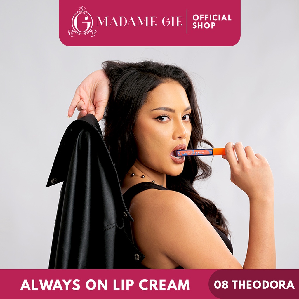 [BPOM] Madame Gie Always On Lip Cream - MakeUp Lip Cream Lipstik lip krim