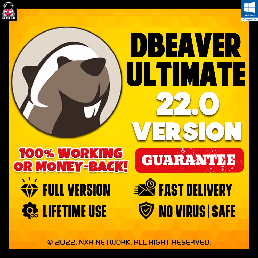 DBeaver Ultimate 22.0 | Guide Provided | Lifetime Full Version | 100% Working | No Virus |