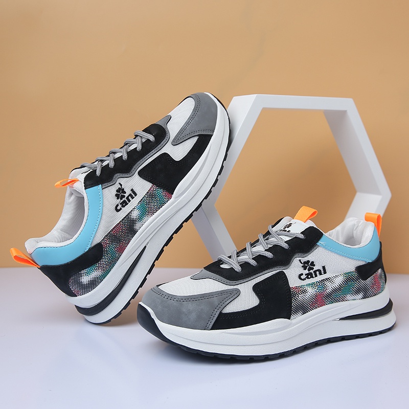 CaniKorea &quot;Free Box&quot; (Size 40-44) Sepatu Pria Sneakers Sport Fashion Kasual Import 8114