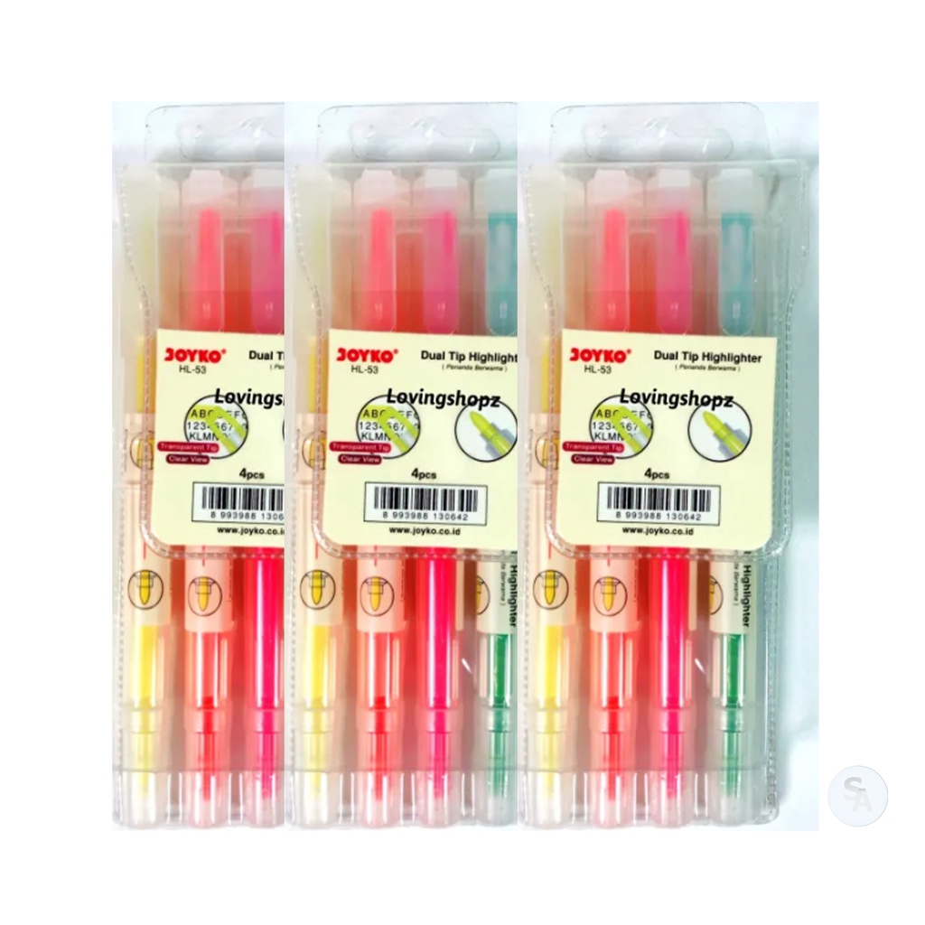 

JOYKO - Dual Tip Highlighter HL-53 - Set