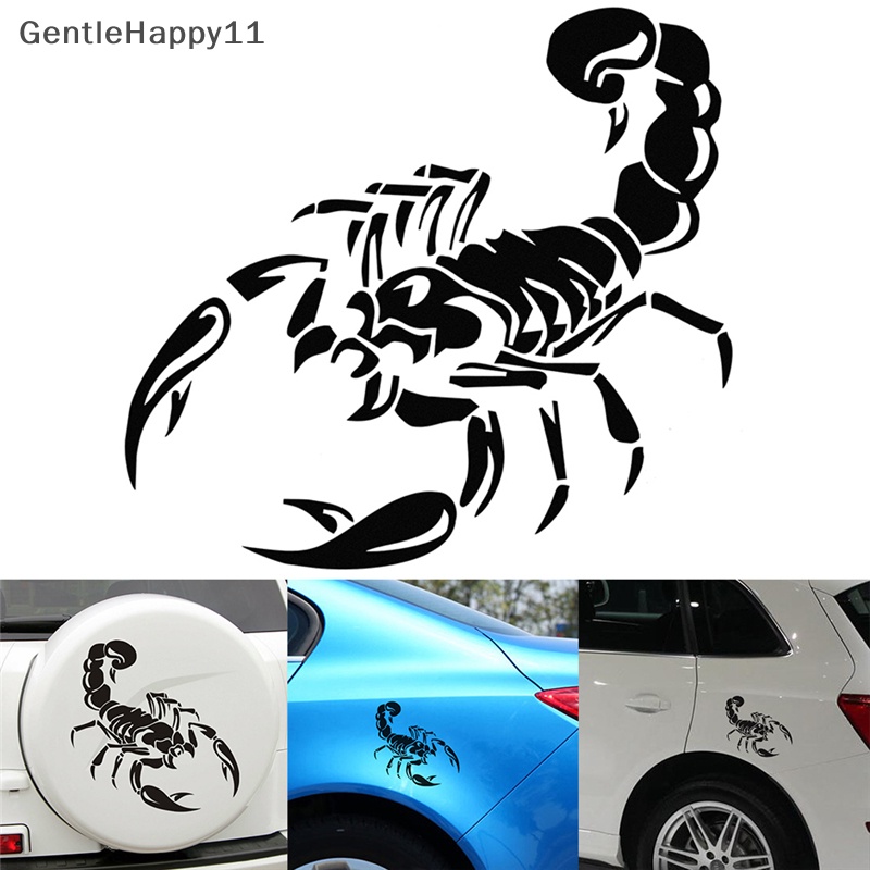 Gentlehappy 30CM New 3D Scorpion Stiker Mobil Styling Sticker Untuk Mobil Dekorasi DIY id