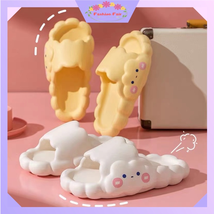 FASHION FAIR - D6153 Sandal Jelly model Awan / Sandal Korea Style / Sandal Rumah / Sandal Kekinian / Sandal Lucu Wanita