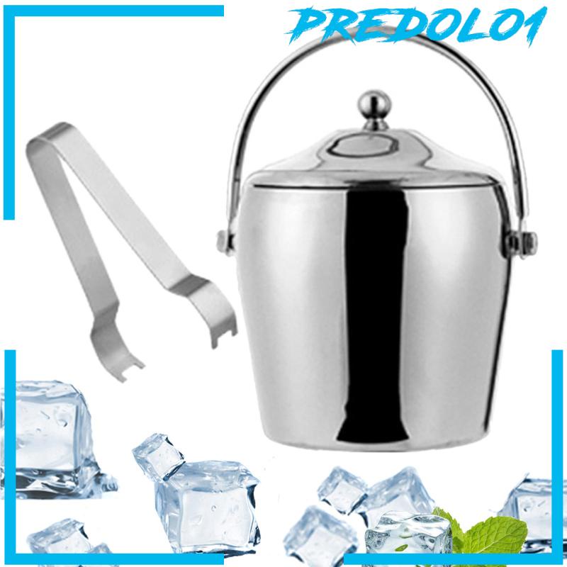 [Predolo1] Double Bucket Drink Tub Insulated Ice Bucket Untuk Pesta Barbecue Bar