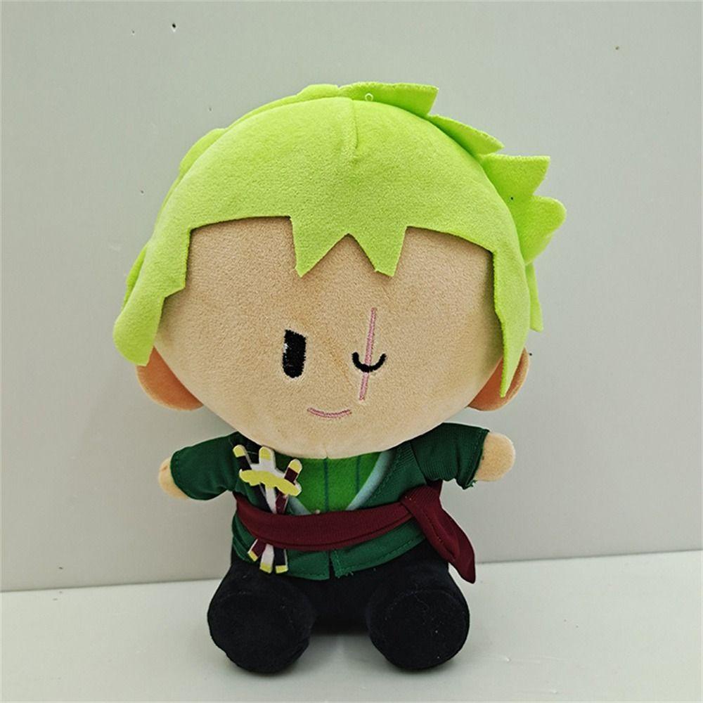 Quinton Anime Luffy Boneka Mewah Hadiah Ulang Tahun Anak Hadiah Mainan Lembut Ace Roronoa Zoro Kartun Chopper Boneka Luffy Boneka Mainan