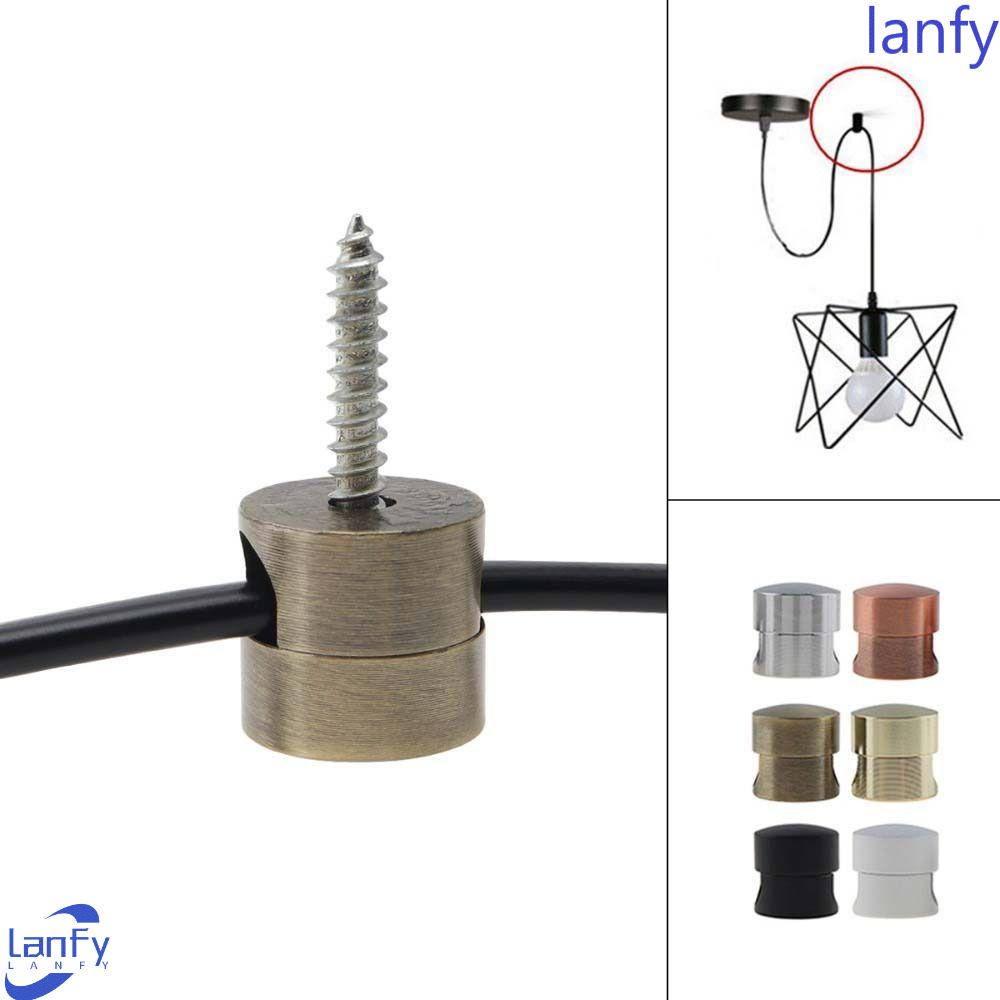 Lanfy Light Cable Hook Awet Vintage Hanging Pendant Lighting Lampu Gantung Alas Lampu Lamp Wire Clip Pendant Lights Aksesoris