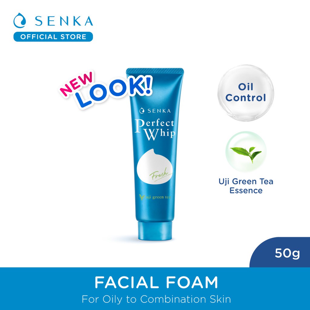 𝐑𝐀𝐃𝐘𝐒𝐀 - SENKA Perfect Whip Facial Foam 50gr 100gr 120gr | Clay White Fresh Anti Shine Collagen Acne