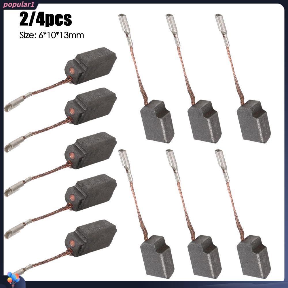 Populer2/4pcs Bor Mini Penjualan Panas6 * 10 * 13mm Rotary Alat Universal Carbon Brushes