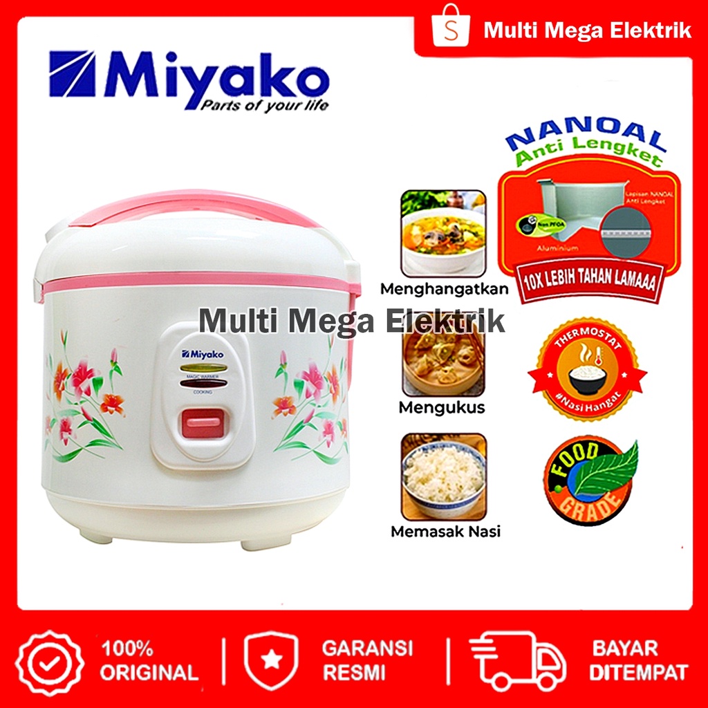 [COD] MAGIC COM MIYAKO MCM 507 ( 1,8 LITER ) RICE COOKER / MEJIKOM / MAGICOM / MEJIKOM KECIL / MEJIC