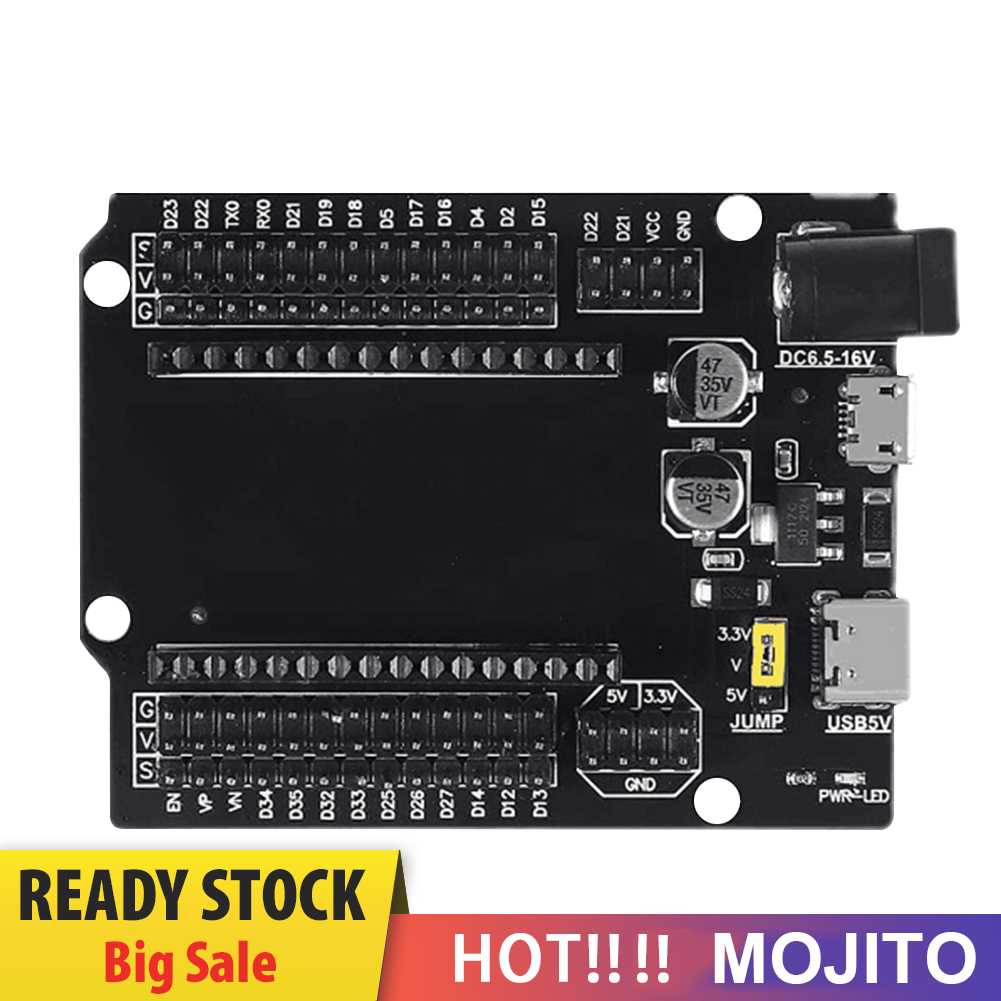 Esp32 Papan Pengembangan Ekspanding Tipe-C MICRO USB 30Pin GPIO Distribution Board