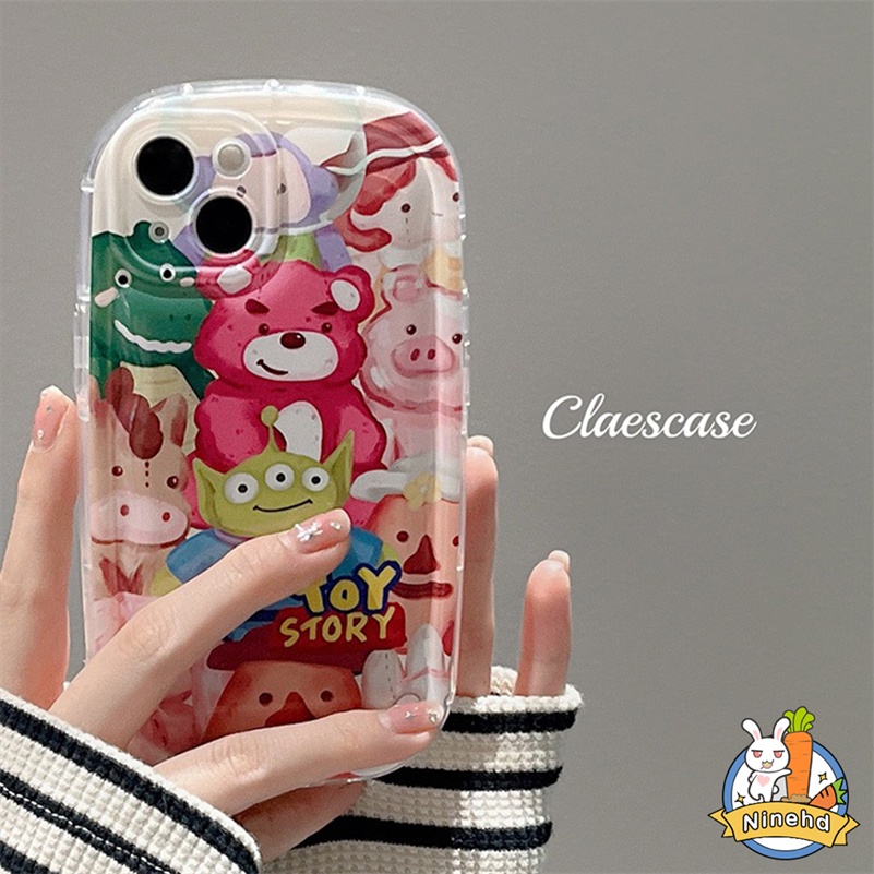 Oppo A17 A17K A57 A77 A77s A16K A16 A15 A15s A3s A5s A78 A76 A96 A74 A54 A93 A94 A95 A92 A52 A53 A33 A5 A9 F11 Reno 8T 6Z 5lucu Kartun Lukisan Cat Minyak Animal Bening Airbag Phone Case