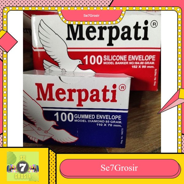 

AMPLOP MERPATI KECIL / TANGGUNG PUTIH 1 PAK ISI 100 Pcs