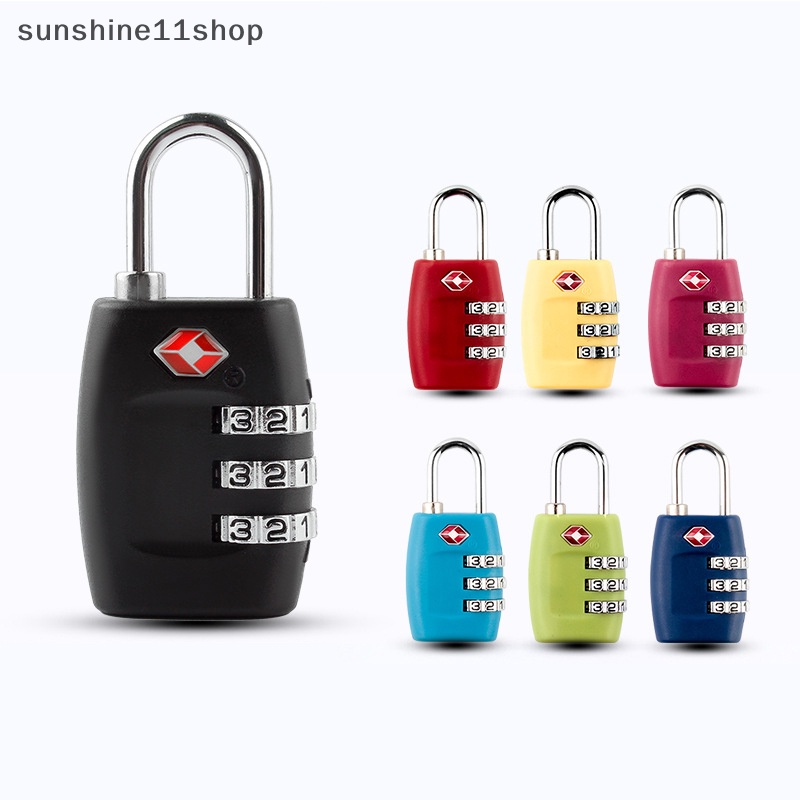Sho Lock Koper Travel Smart Combination Lock Gembok Kombinasi Anti Maling N