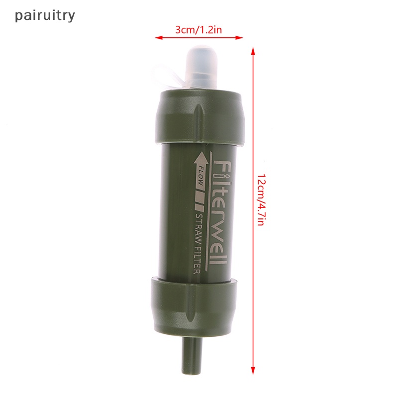 Sedotan Filter Air PRT Pemurnian Camping Untuk Perlengkapan Survival Atau Darurat PRT