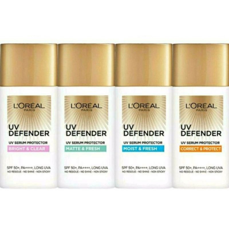 LOREAL UV DEFENDER Serum Protector Spf 50 PA+++ Series 50ml NEW PACKAGING