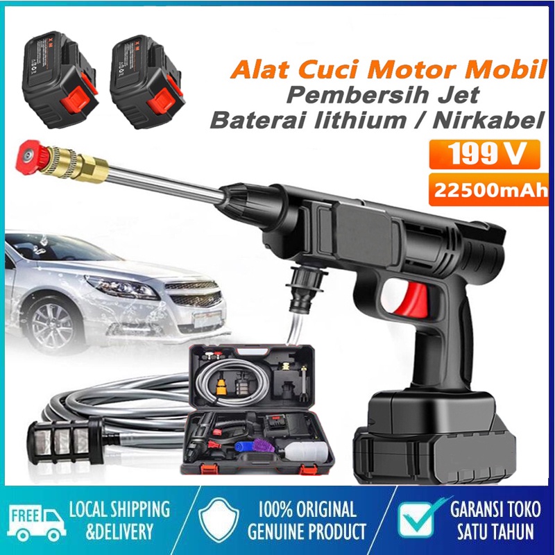 Reaim 580W  Alat Cuci Mobil Cuci Staem Ac Mobil Screen Sablon Berkualitas Pompa Mesin Steam Power Spayer Alat Portable Nirkabel