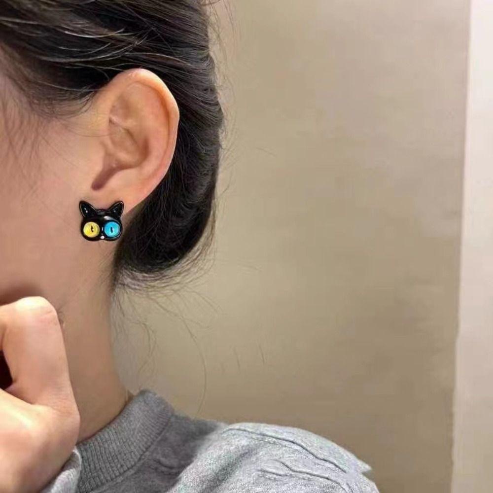 Needway   Korea Kalung Hadiah Pesta Elegan Manis Indah Paduan Y2K Stud Anting