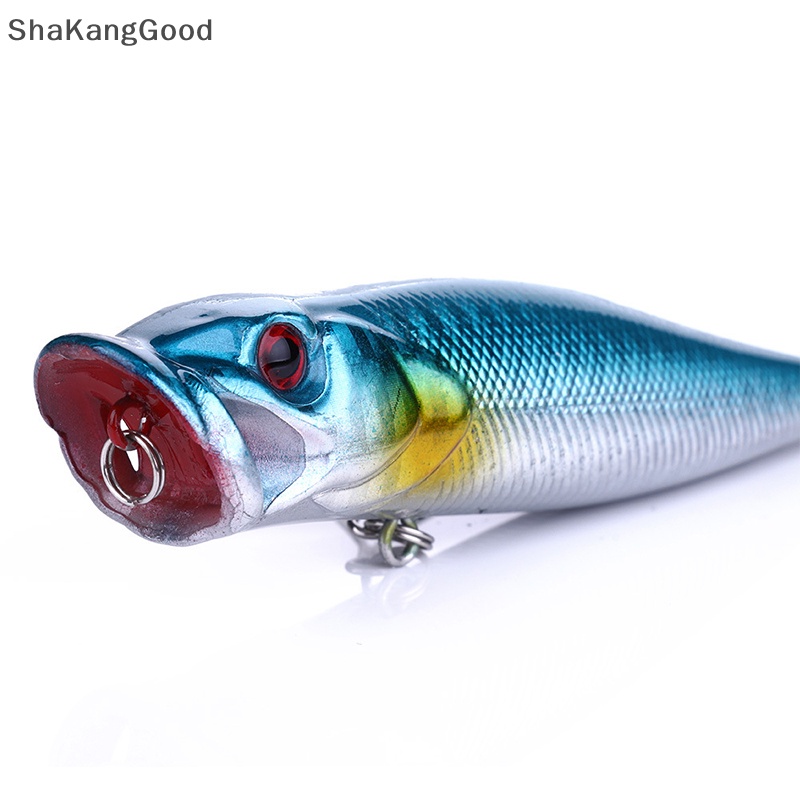 Skid 1pcs Big Fishing Lure Umpan Pancing Buatan Engkol Wobbler Kait Baja Karbon Tinggi Umpan Pancing SKK