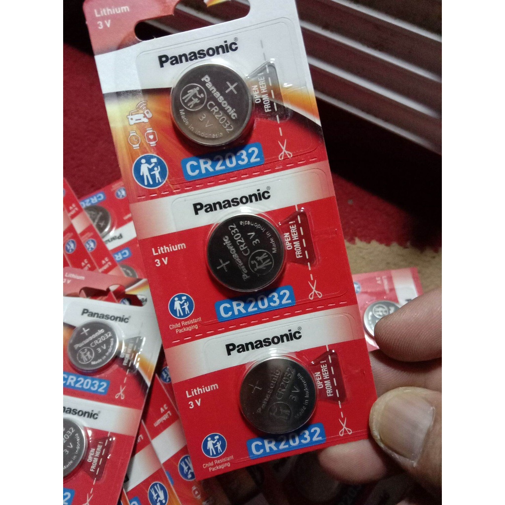 baterai lithium-ion CR2032 ORI SNI utk remote motor Honda Scoopy th 2021/2022 harga utk 2pcs