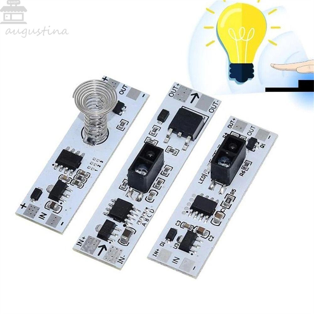 Agustinina Scan Sensor 3A Konstan Tegangan Konstan PIR Motion Sensor Switch Tangan Gelombang Jarak Pendek
