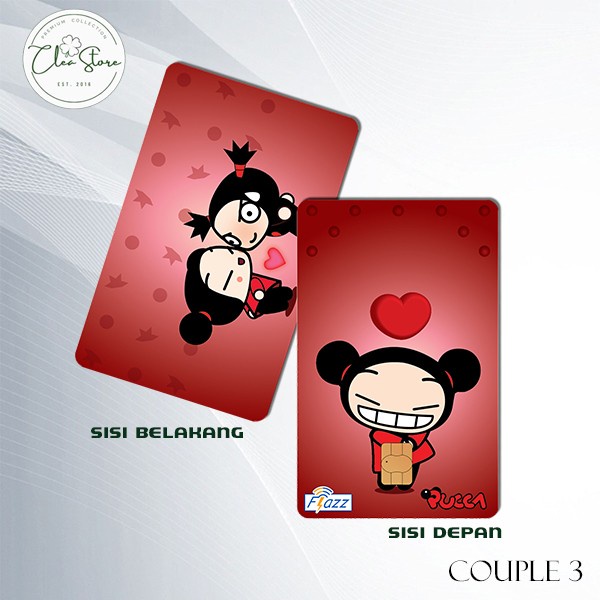 Flazz BCA Gen2 Gen 2 Emoney Brizzi Tapcash - Couple Pucca and Garu