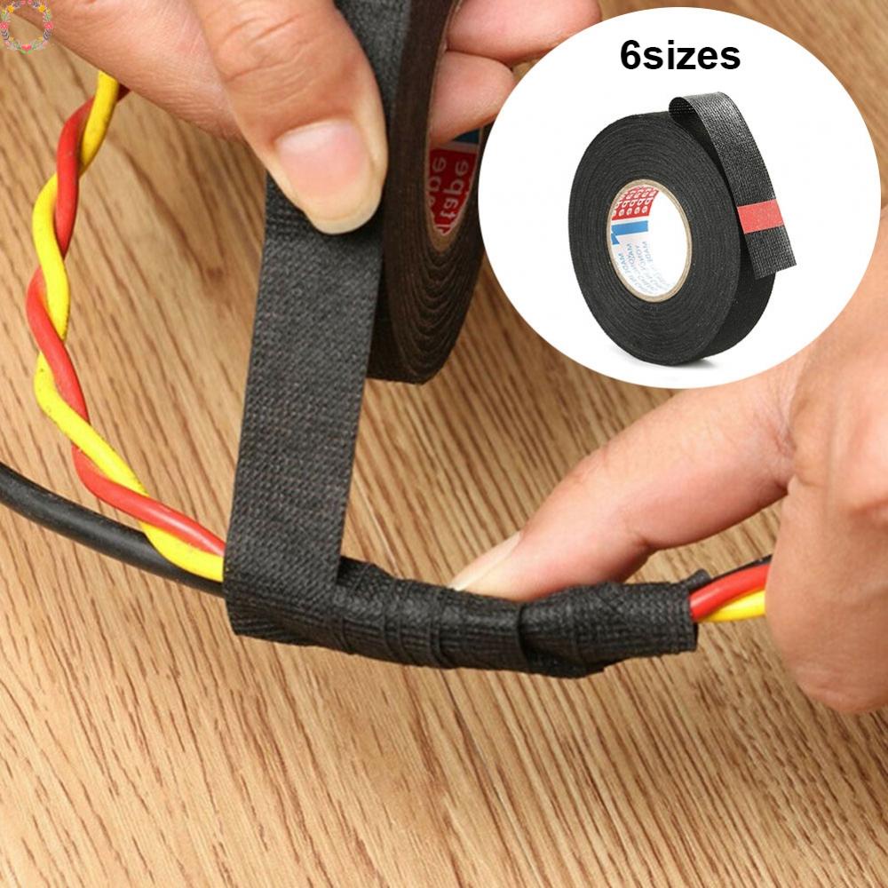 Adhesive Harness Tape Rubber Type Pressure Sensitive Tape Isolasi PVC Hitam Untuk Reparasi Listrik