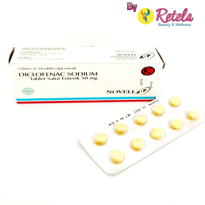 DICLOFENAC SODIUM 50MG 1 STRP  10 TABLET