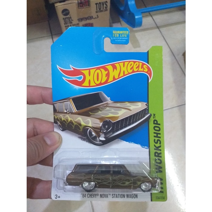 HW HOT WHEELS TH$ 64 CHEVY NOVA STATION WAGON ERROR TAMPO FLAME