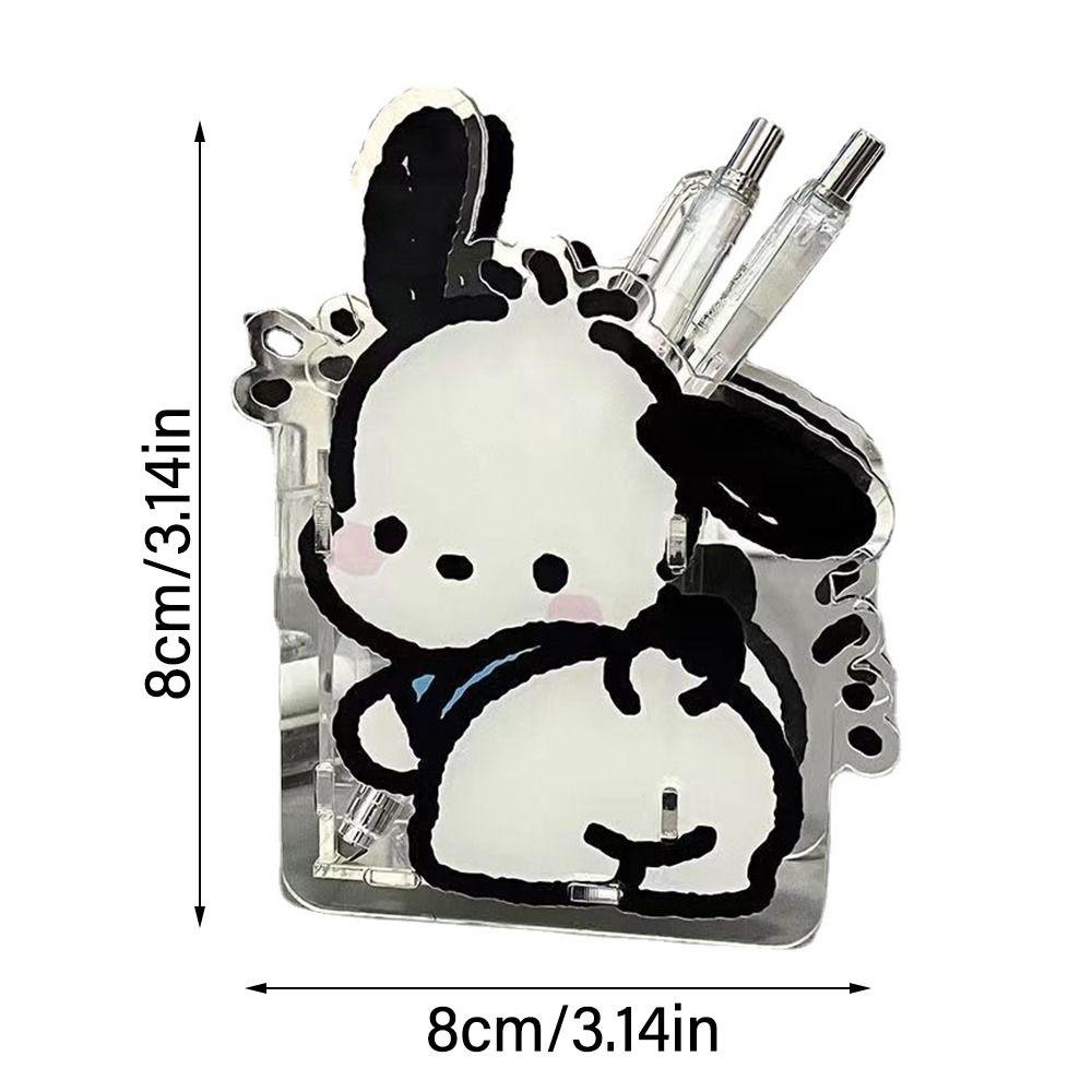 TOP Tempat Pulpen Perlengkapan Kantor Sekolah Alat Tulis Siswa Transparan Akrilik Storage Bucket