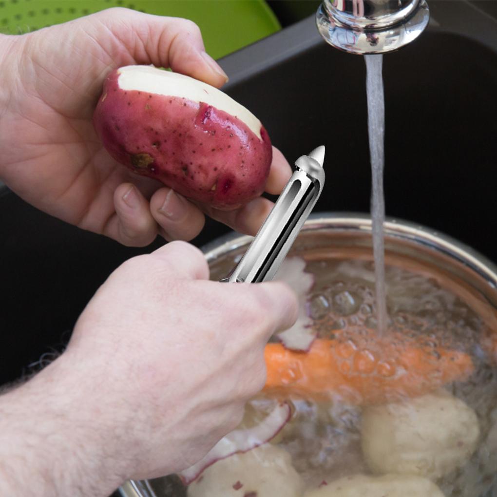 Handheld Peeler Tomat Penghilang Kulit Dengan Pegangan Non-Slip Mini Alat Kupas Buah Restoran Dapur Meja Perlengkapan Utilitas