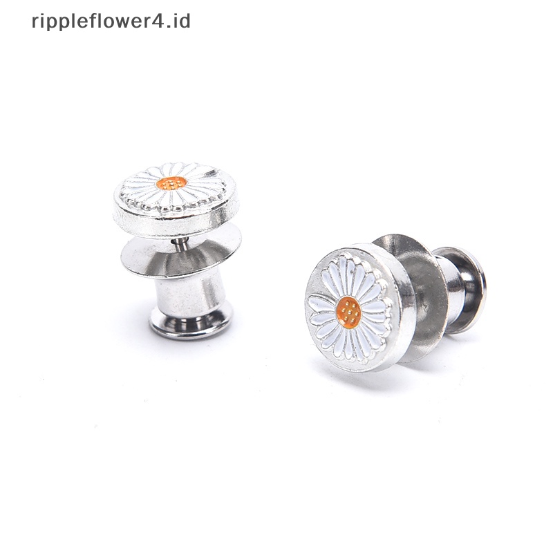 {rippleflower4.id} 1set DIY Invisible Adjust Button Metal Jeans Waist Removable Buckle Waist Button~