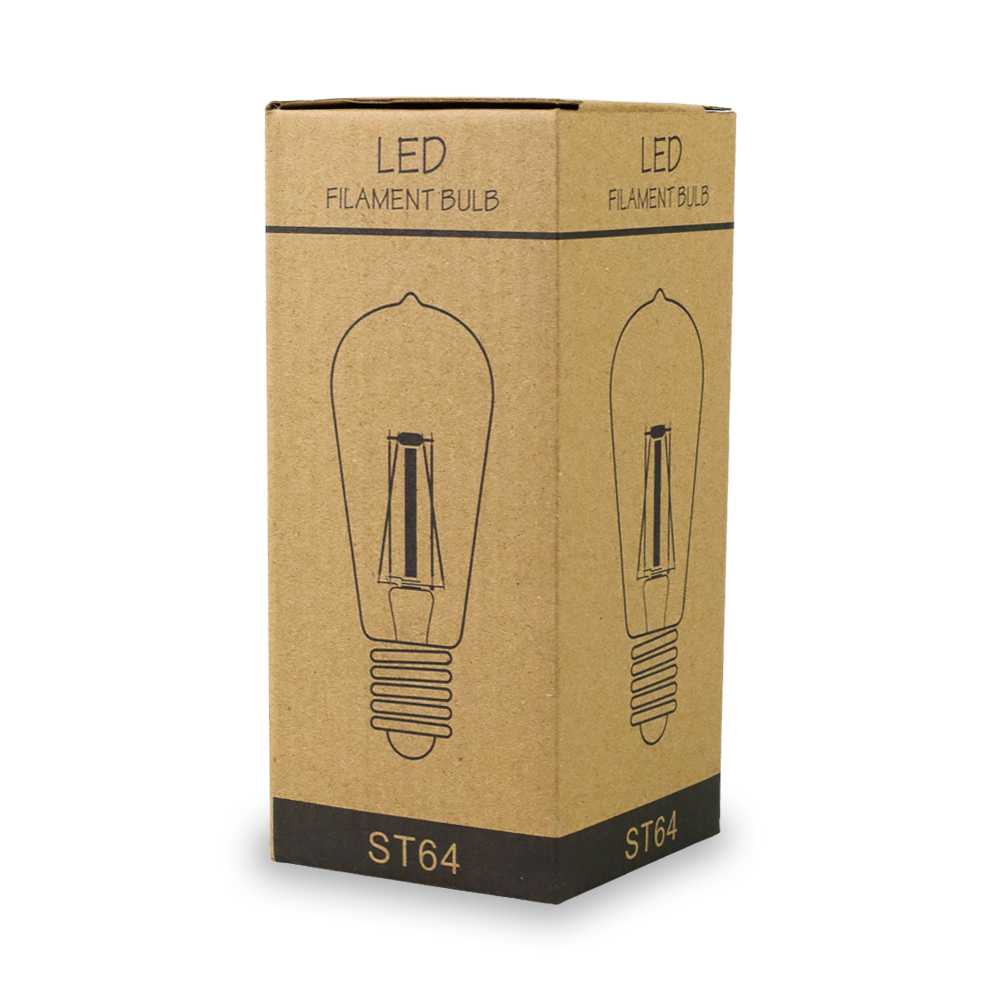 TD - LMP GUANGWEISHI Lampu Bohlam Pijar Filamen Edison E27 Dimmable 220V 4W - ST64