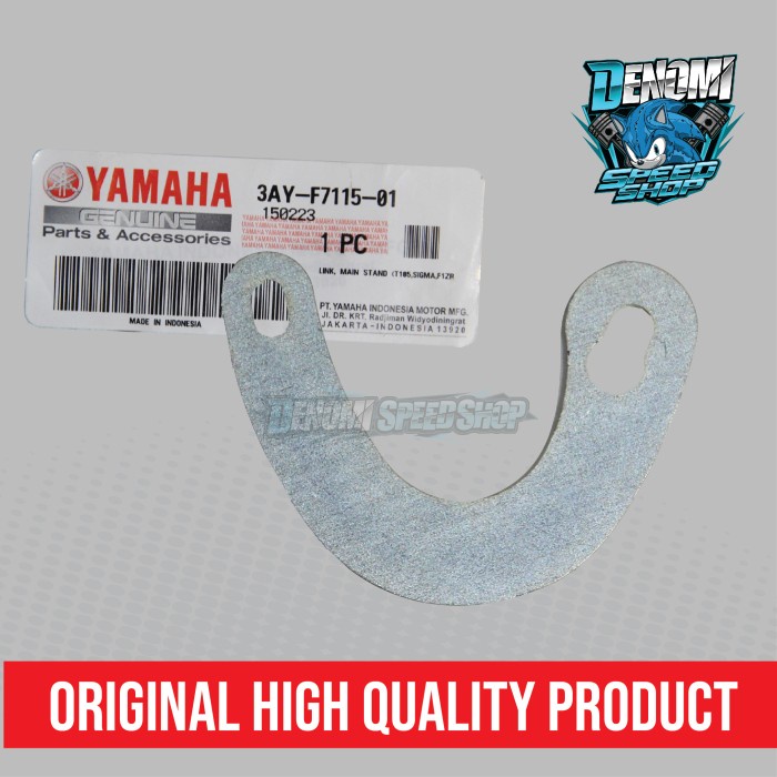 Tapal Tapel Tapak Kuda Besi Standar Tengah Yamaha F1ZR FIZR F1Z FIZ R Force 1 Vega Old Original YGP 3AY-F7115-01