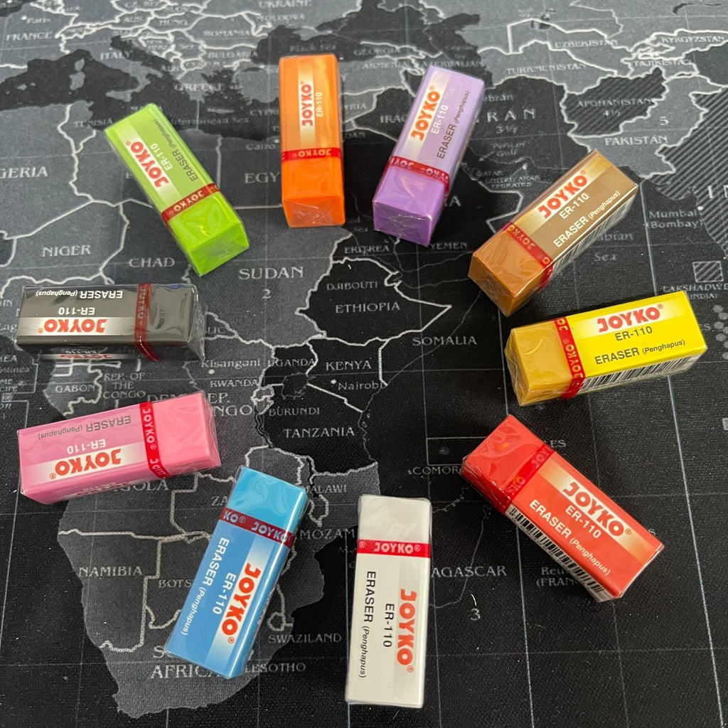 

Penghapus Pensil Joyko ER-110 Warna Warni Kecil [Perpcs]
