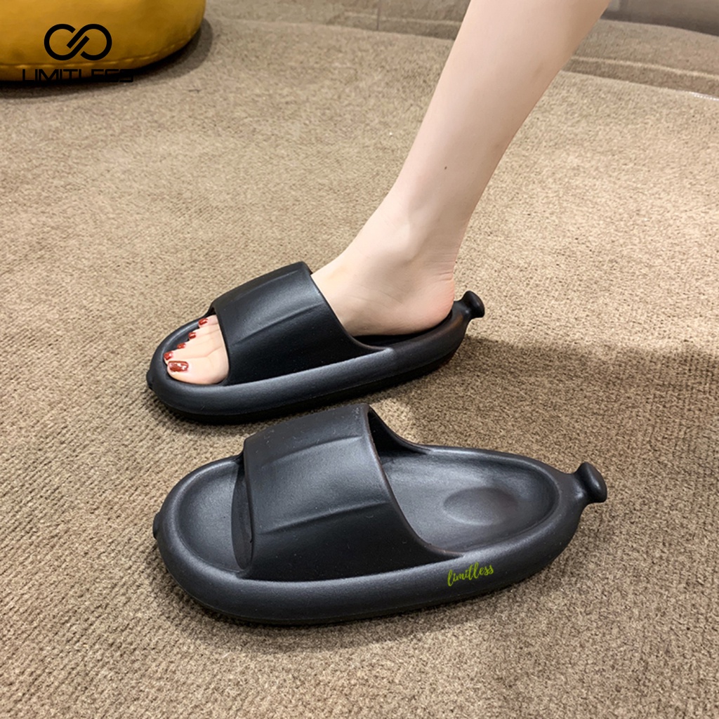 Sandal Banana Wanita Dewasa Korean Style Sandal Pisang Selop Rumah Kekinian Sendal Slop Banana Perempuan Lucu Casual