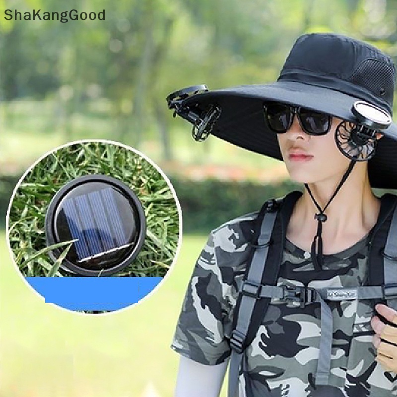 Kipas Angin Kecil Mini Selip portable cooling fan clip-on Kipas camping Surya outdoor SKK