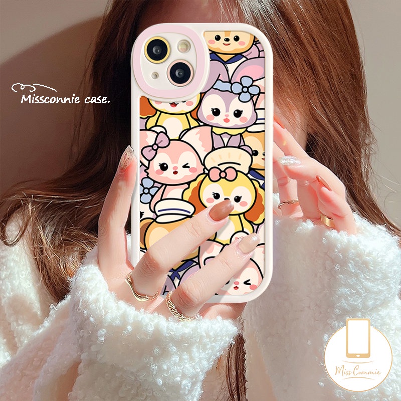 Casing Kompatibel Untuk IPhone 7Plus 8Plus 11 14 13 12 Pro Max7 8 6 6s Plus XR X XS Max SE 2020kartun Disney StellaLou Toy Story Lucu Hello Kitty Soft Tpu Cover Case