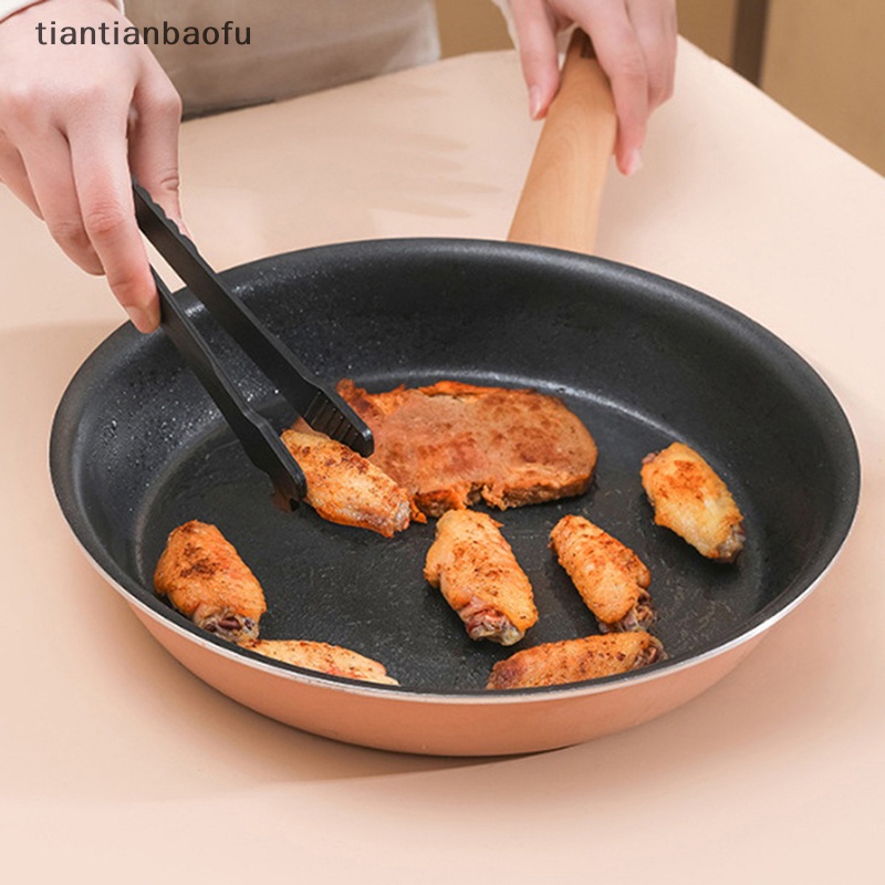 [tiantianbaofu] Penjepit Makanan Nylon Food Clip Tongs Oven Push Pull Clip Alat Masak Dapur Butik