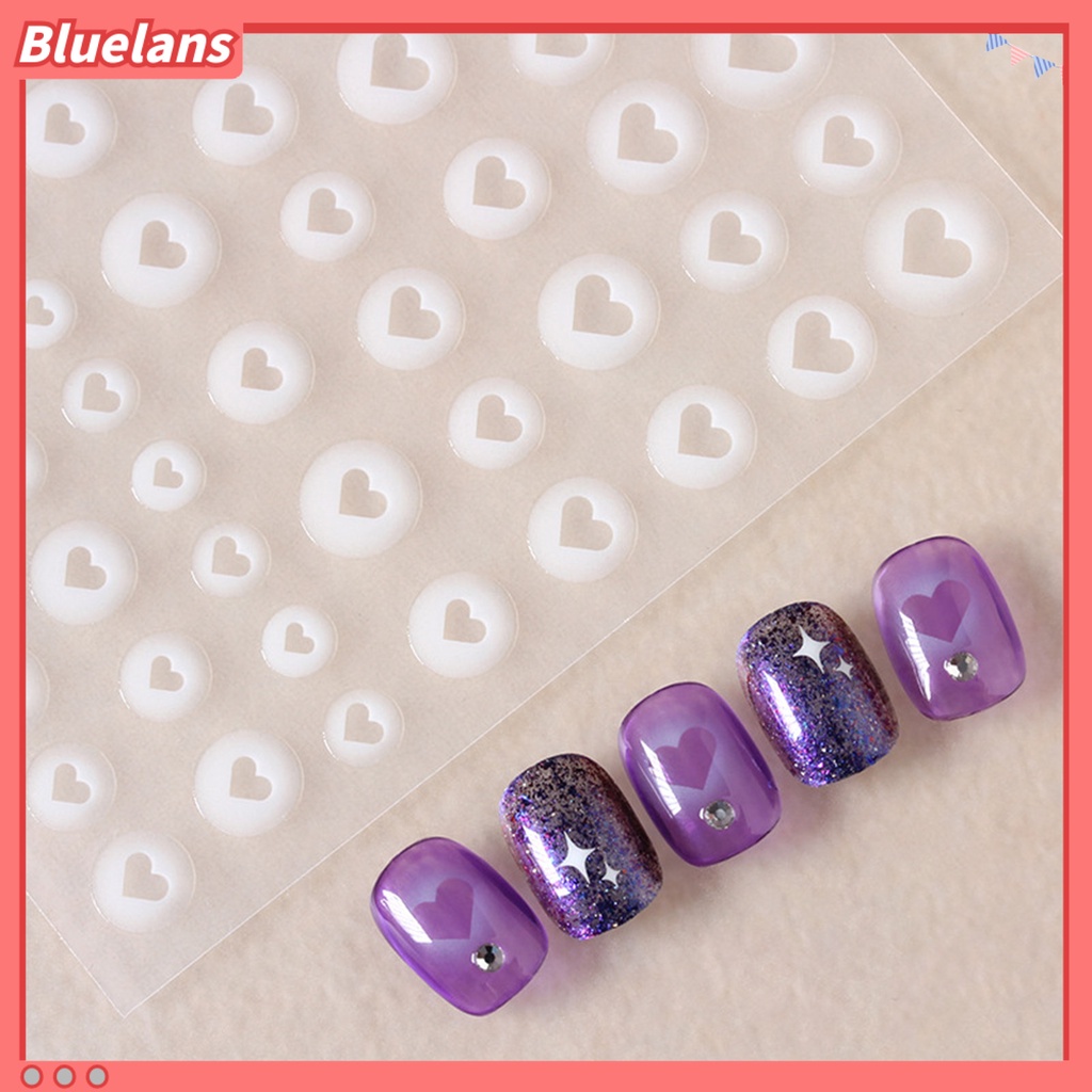 [BLM] Stiker Kuku Ultra-Tipis Perekat Diri Kuat Lengket Bentuk Kreatif Mudah Diterapkan Kertas Hias Kuku Lengket Stiker DIY Nail Art Ornamen Perlengkapan Kuku