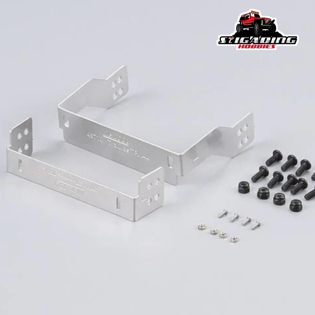 KILLERBODY FRONT & REAR BODY MOUNT LC70 FOR TRX4 RC 1/10